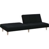  Kauč na razvlačenje od tkanine crni | shoptok.hr
