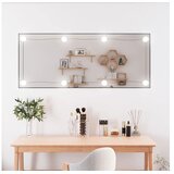  Zidno ogledalo s LED svjetlima 40 x 100 cm stakleno pravokutno | shoptok.hr