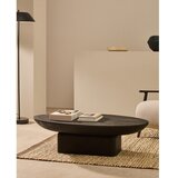 Kave Home Črna klubska mizica iz masivne akacije 70x140 cm Ovak – | Shoptok.si