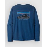 Patagonia Cap Cool Daily - '73 Skyline Majica z dolgimi rokavi clem blue / light xdye Cene