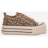 Boto Womens Sneakers On Massive Platform Leopard Marinae | Shoptok.si