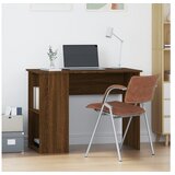 Radni stol boja smeđeg hrasta 100x55x75 cm konstruirano drvo | shoptok.hr