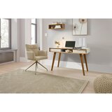 MID.YOU PISALNA MIZA les, leseni material bela, barve hrasta | Shoptok.si