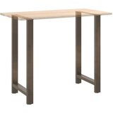  Noge za barski stol Prirodni čelik 2 kom 60 x (110-111) cm Čelik | Eponuda.ba