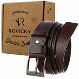 Fashion Hunters Leather belt ROVICKY Cene'.'