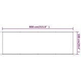  Vertikalna markiza terakota 100x800 cm tkanina oxford, (20702585) | Shoptok.si