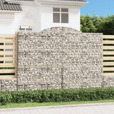  Obokane gabion košare 2 kosa 300x30x220/240 cm pocinkano železo, (20981938) | Shoptok.si