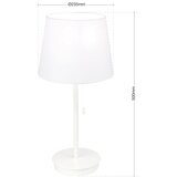 Orion LA 4-1205/1 - Stona lampa sa USB portom LUDWIG 1xE27/40W/230V bela | Eponuda.com