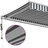 vidaXL Automatska sklopiva tenda antracit&bijela 600x300 cm | shoptok.hr