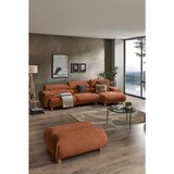 Lomoco KOTNA SEDEŽNA GARNITURA, velur terakota | Shoptok.si