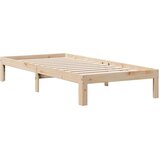 vidaXL Krevet s regalom za knjige bez madraca 100x200 cm borovina | shoptok.hr