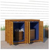  Vrtna škatla za shranjevanje 140x87x104 cm trakacijev les | Shoptok.si