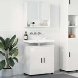  Set namještaja za kupaonicu Zidne 2 pcs Visoki sjaj bijela | shoptok.hr