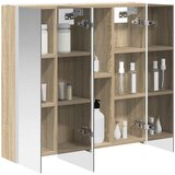  Kupaonski ormar s ogledalom Sonoma hrast 73.5 x 15.5 x 70 cm | shoptok.hr