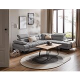 Welnova KOTNA SEDEŽNA GARNITURA, tkanina antracit | Shoptok.si
