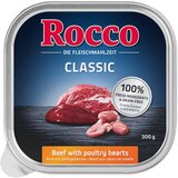 Rocco Classic pladnji 9 x 300 g - Govedina s perutninskimi srci | Shoptok.si