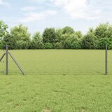 vidaXL Heksagonalna Ograda Siva 0.5x10 m Čelik | shoptok.hr