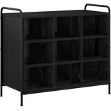  Ormar za cipele 85 x 39 5 x 75 cm Konstruirano drvo Crni hrast - Crni hrast | shoptok.hr