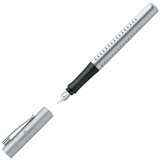 Faber-Castell Nalivno pero Faber-Castell grip M, srebrno Cene