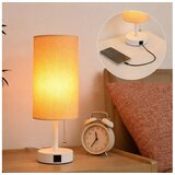  Brilagi - Stona lampa sa USB priključkom TABLON 1xE27/25W/230V bela/bež | Eponuda.com