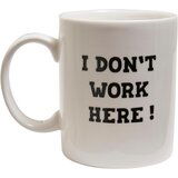 MT Accessoires Don ́t Work Here Cup white | Shoptok.si