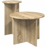  Set pomoćnih stolića 2 pcs Hrast sonoma Konstruirano drvo | shoptok.hr