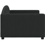  Dnevni krevet crni 90 x 190 cm od tkanine | shoptok.hr