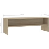 TV ormarić boja hrasta sonome 120x40x40 cm konstruirano drvo | shoptok.hr