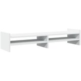  Stalak za monitor bijeli 100x27x20 cm od konstruiranog drva | shoptok.hr