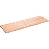  Zidna polica svjetlosmeđa 160x50x(2-4) cm obrađena hrastovina | shoptok.hr