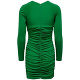 Only Cocktail obleka Fox 15278003 Zelena Slim Fit | Shoptok.si