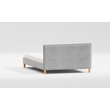 Ropez Siva oblazinjena postelja z letvenim dnom 90x200 cm Tina – | Shoptok.si
