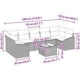  Set sofe s jastukom Crna i Krema 55 x 55 x 37 cm poliratan | shoptok.hr