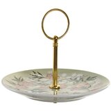 Posuda za Voće DKD Home Decor Zelena Bež Metal Porculan tradicionalan 27 x 27 x 34 cm | shoptok.hr