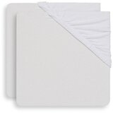 Jollein Plahta s gumicom Jersey 40/50x80/90 cm 2 kom, White | shoptok.hr