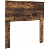 vidaXL Vzglavje z vzglavjem Dimljeni oreh 90 cm Konstruiran les, (5000110357) | Shoptok.si