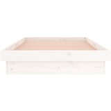  Posteljni okvir LED bel 90x190 cm trden les, (20903782) | Shoptok.si