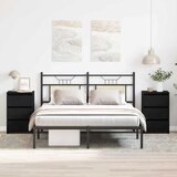  Noćni ormar s ladicama 2 pcs Crni hrast 40 x 35 x 62,5 cm | shoptok.hr