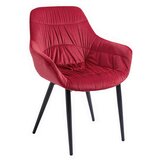 Livetastic Naslanjač Samt, Rdeča | Shoptok.si