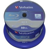 Verbatim 1x50 BD-R Blu-Ray 25GB 6x Speed Datalife No-ID Cakebox Cijene