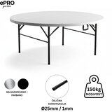 Epro sklopivi baštenski sto Ø152 74cm/ metal-plastika Cene