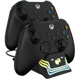 Pdp XBOX AFTERGLOW WAVE DVOJNI POLNILEC ČRNE BARVE | Shoptok.si