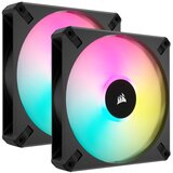Corsair CO-9050156-WW computer cooling system Computer case Fan 14 cm Black 2 pc(s) | shoptok.hr