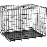 Rebel ANIMALS Metalni kavez za pse sa dvoja vrata L 76x53x59cm RA-1202 | Eponuda.com
