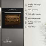 Klarstein Airjet pečica | Električna pečica s funkcijo cvrtja | 2900 W | 72 l | 60 cm | Shoptok.si