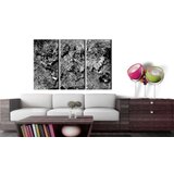  Slika - World Map: Grey Thread 120x80 | shoptok.hr