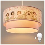  Brilagi - LED dečiji luster na sajli BOBO 1xE27/10W/230V prečnik 40 cm ružičasta/vile | Eponuda.com