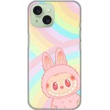  maska za iphone 15 6.1 la bubu rainbow silikonska print skin Cene