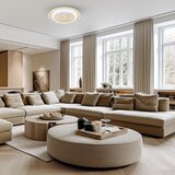  LED prigušiva plafonska lampa sa ventilatorom ZEPHYR LED/48W/230V zlatna + daljinski upravljač | Eponuda.com