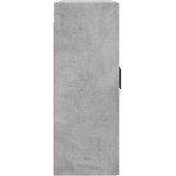  Zidni ormarić siva boja betona 69,5x34x90 cm konstruirano drvo | shoptok.hr